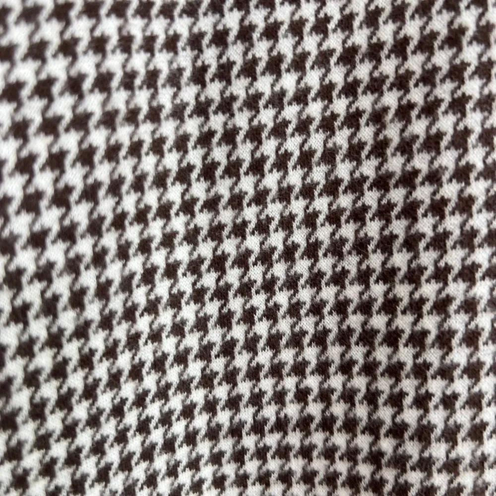 Banana Republic Houndstooth Sweatshirt Men's Large Brown Crewneck Pullover